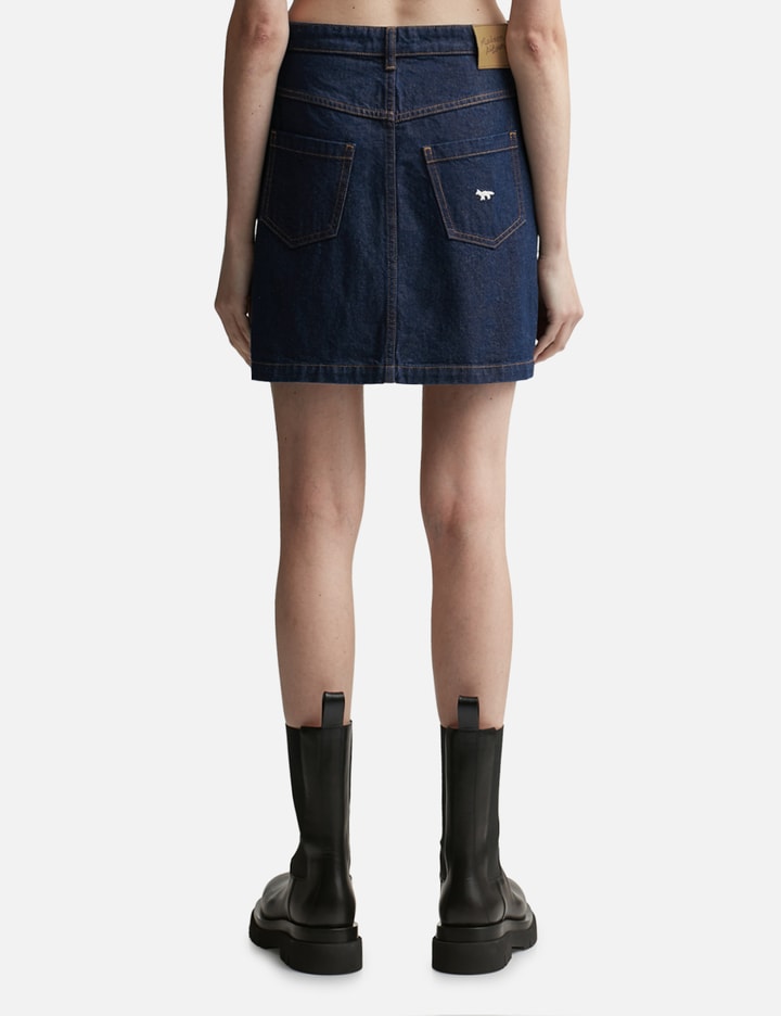 Buttoned Denim Mini Skirt Placeholder Image