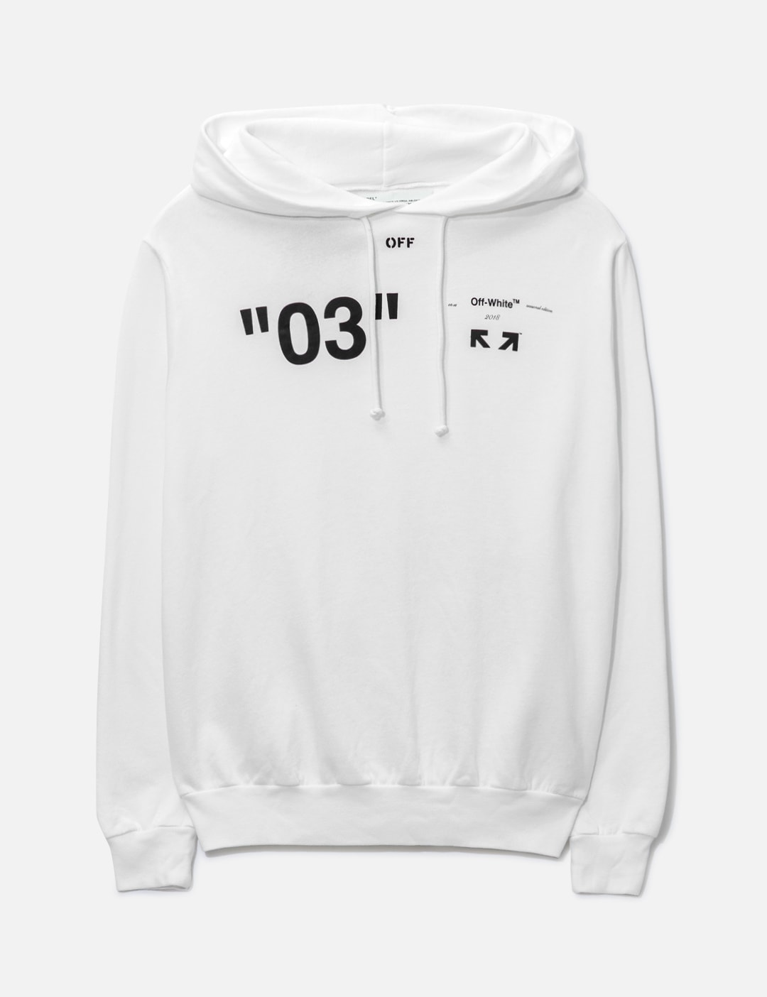 - Off White 03 Arrow White Hoodie | Globally Curated Fashion and Lifestyle by Hypebeast