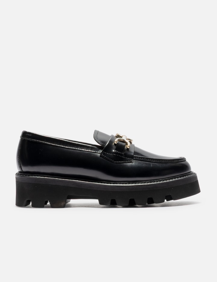 Grenson Buckle Loafers In Black