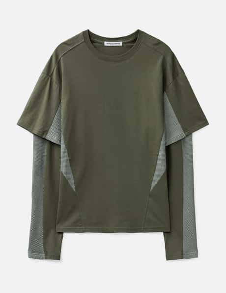 FFFPostalservice Diffraction Knit Layered Longsleeve