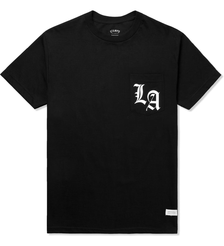 Black LA Pocket T-Shirt Placeholder Image