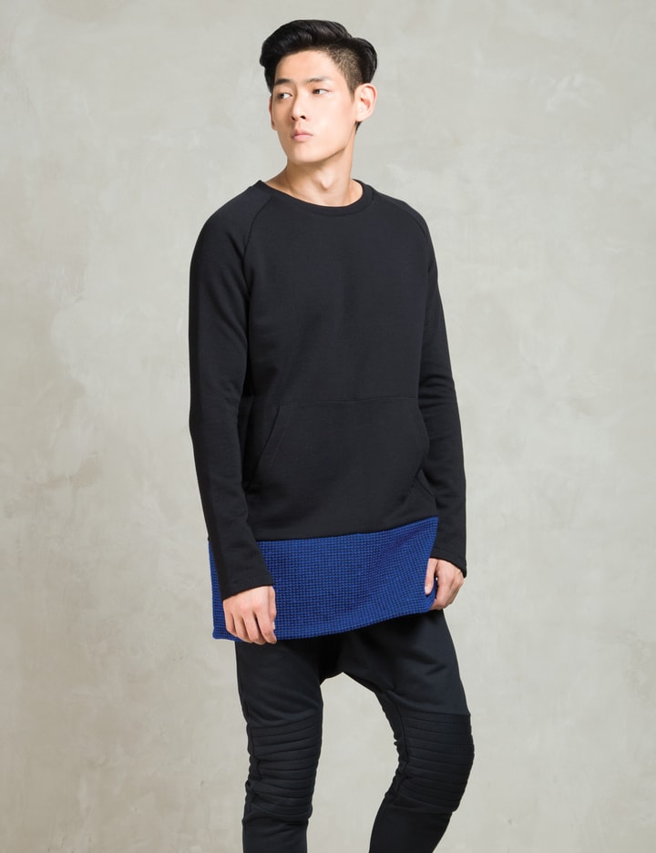 Black Half Wool Sweatshirt Placeholder Image