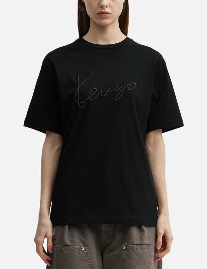 Kenzo 'KENZO Signature' Embroidered T-Shirt