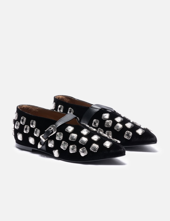 Toga Pulla Leather Ballerina Flats