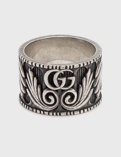 Gucci Gucci Logo Silver Ring