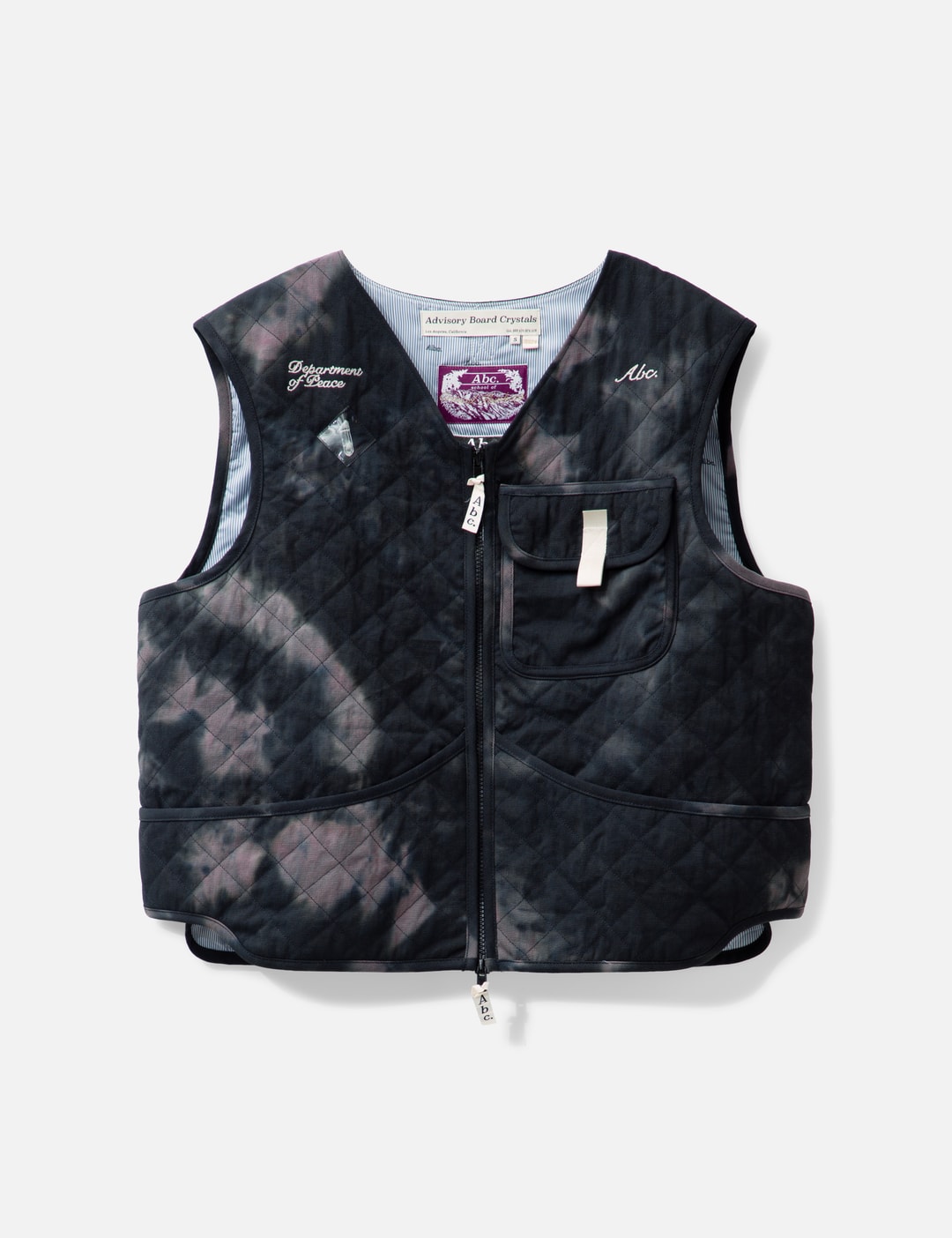 ABC. QUILTED STICKS AND STONES CARGO VEST view 7
