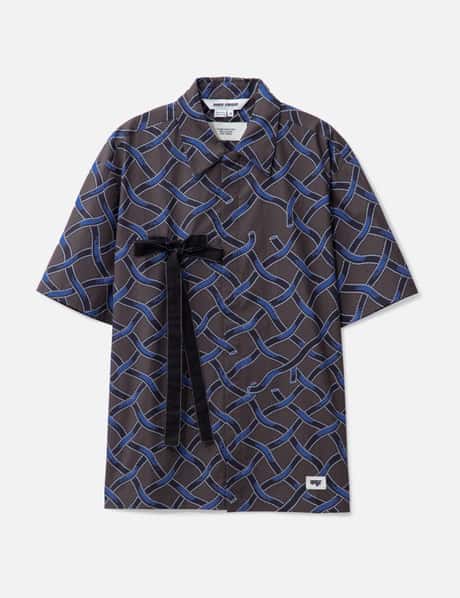 DHRUV KAPOOR ENGINEERED KIMONO SHIRT