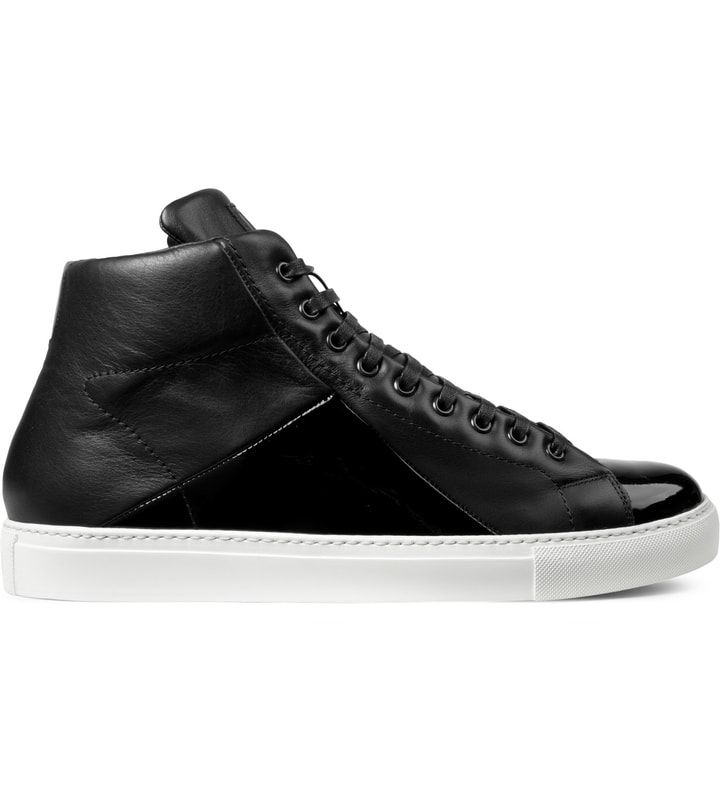 Black/White Jack Johnson High Top Sneakers Placeholder Image
