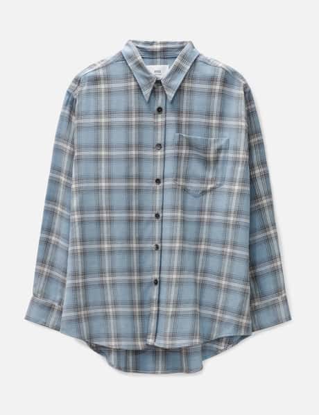 Ami Oversize Overshirt With Patch Pocket