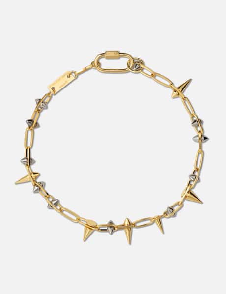 IN GOLD WE TRUST PARIS BOLD SPIKE NECKLACE