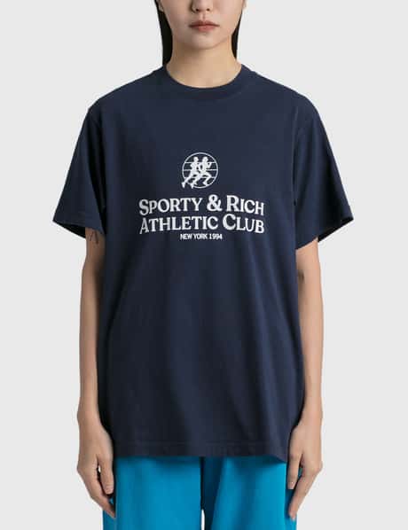 Sporty & Rich S&R 애슬레틱 클럽 티셔츠