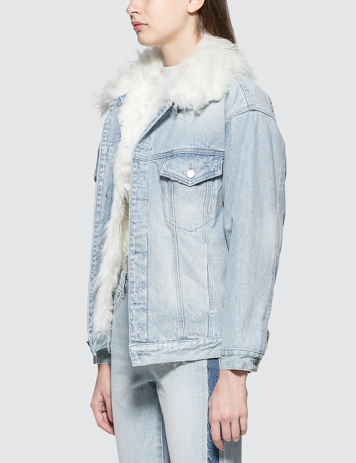 Hairy Fur Denim Sherpa Jacket Placeholder Image