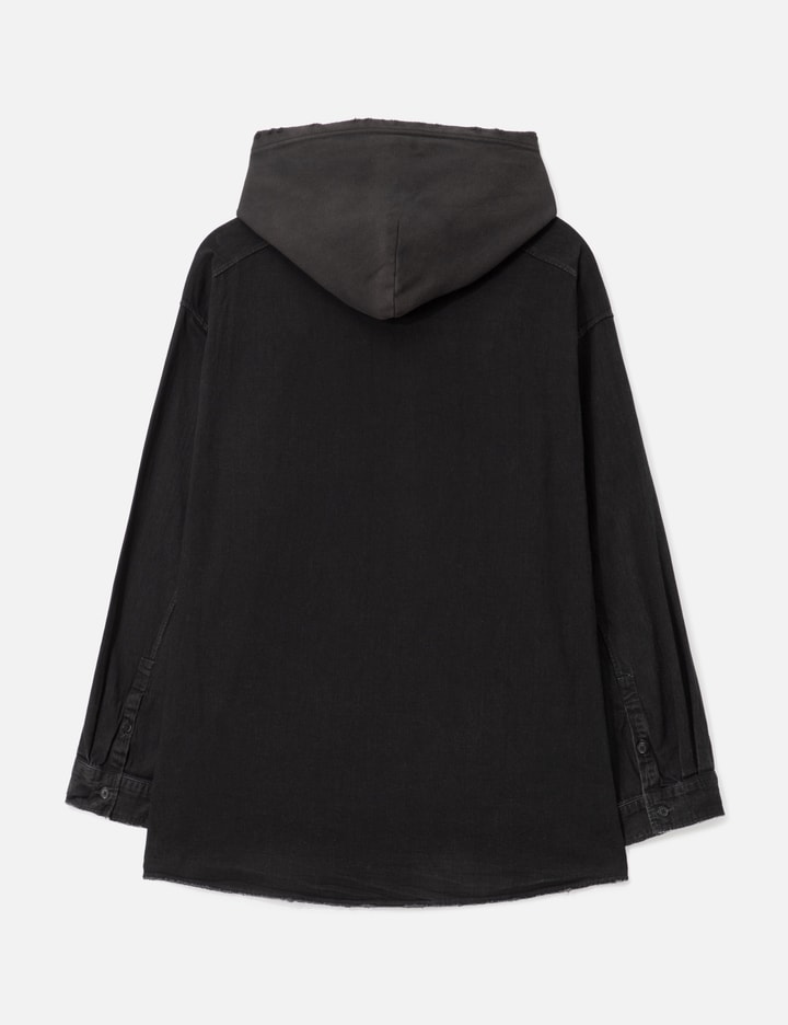 Denim Hoodie Shirt Placeholder Image