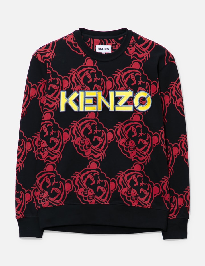 Kenzo Embroidery Sweat In Multi