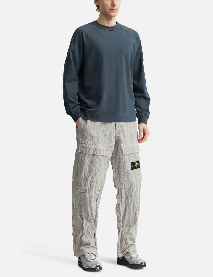 ストーンアイランド Cotton Stretch Fleece Ghost Shirt