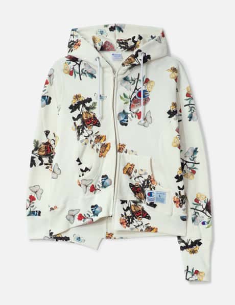 Undercover Undercover x Champion UC2E1802-2 Curved Zip-up Hoodie