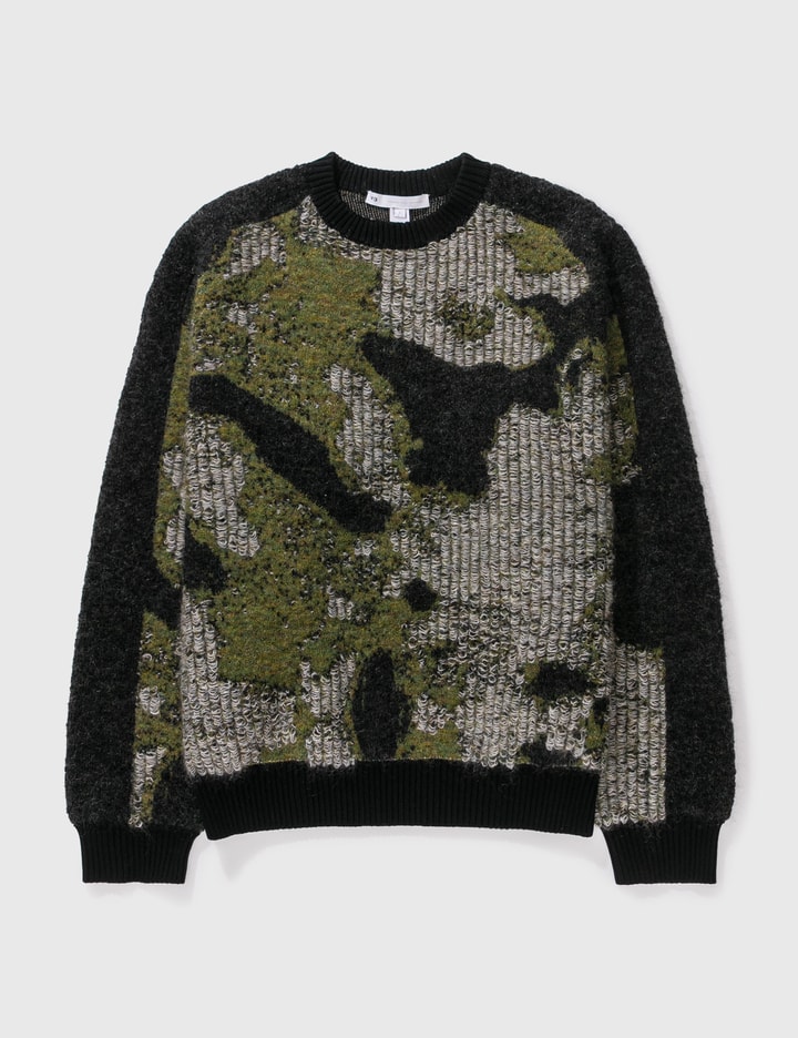 Y-3 MOHAIR CAMO KNITWEAR Placeholder Image