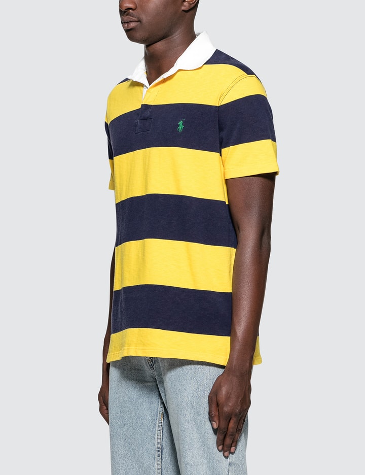 S/S Polo With Gold Stripe Placeholder Image