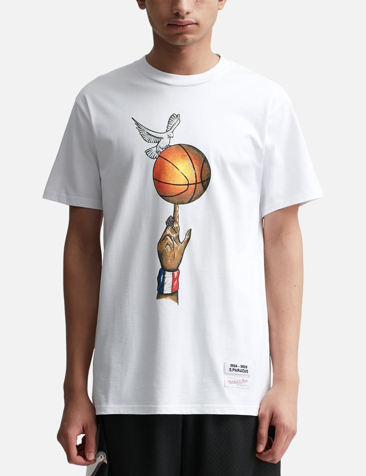 3.PARADIS x MITCHELL & NESS x NBA GRAPHIC BALL T-SHIRT Placeholder Image