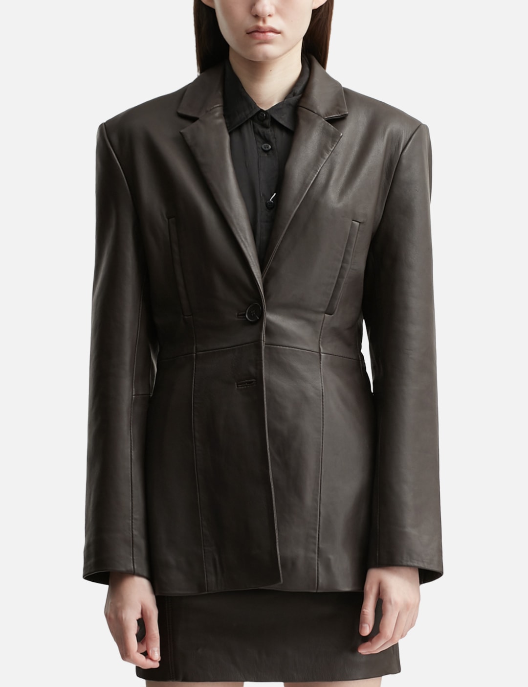 Silva Leather Blazer