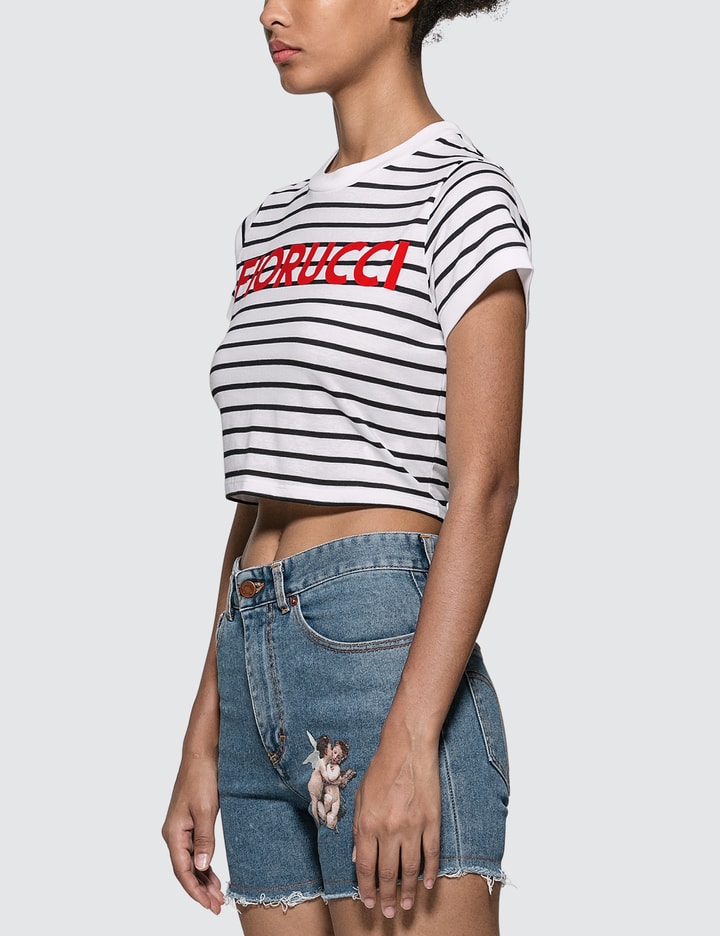 New Stripe Cropped T-shirt Placeholder Image