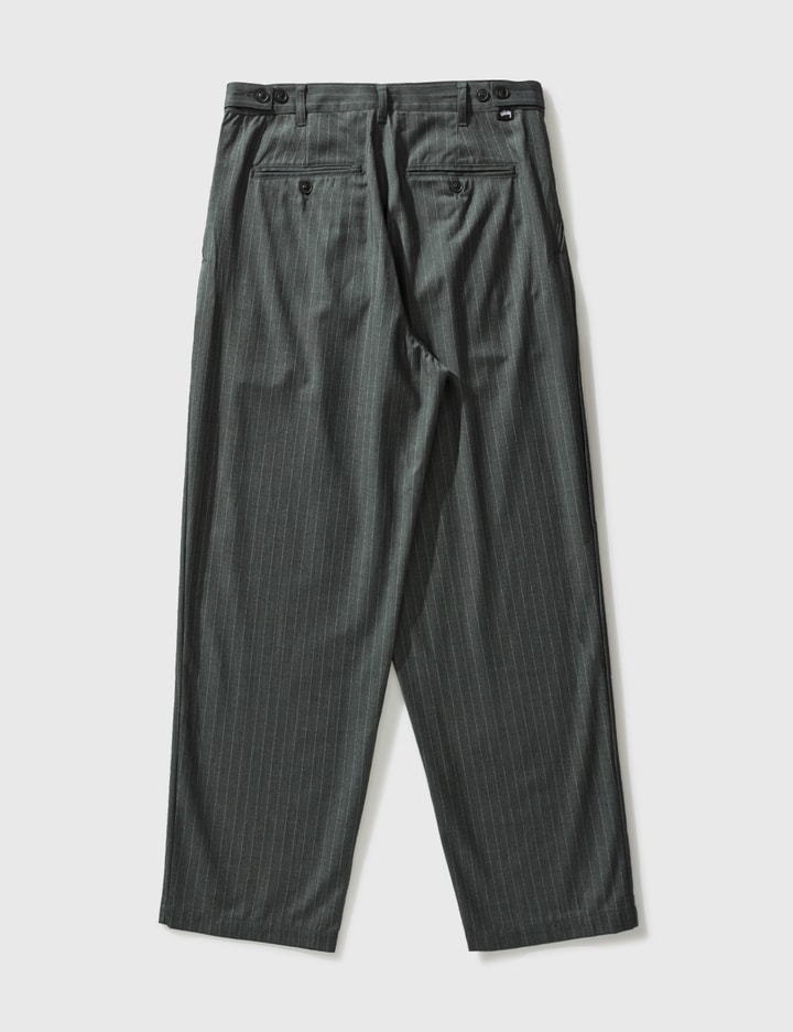 Striped Volume Pleated Trousers Placeholder Image