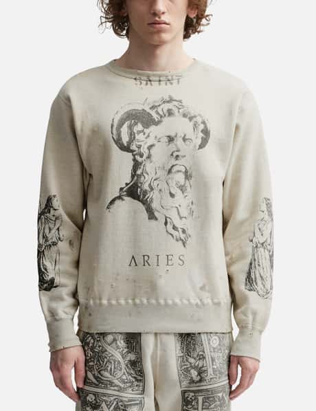 Saint Michael - Saint Michael X Aries MR Sweatshirt | HBX - ハイプ  