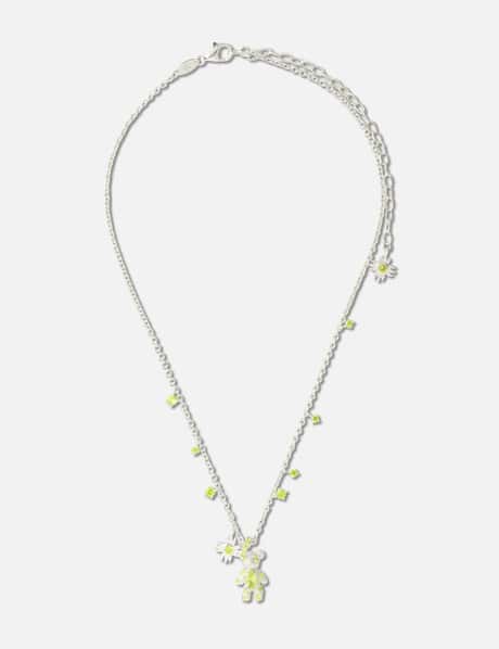 Bear Flower Zircon Necklace view 7