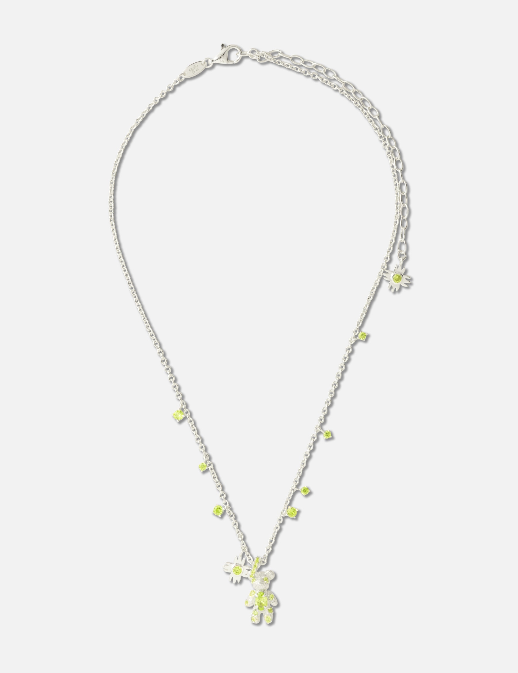 Bear Flower Zircon Necklace view 14