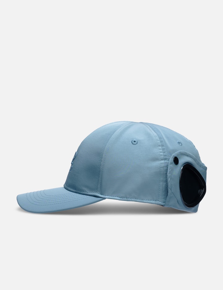 C.p. Company Chrome-r Goggle Cap In Blue