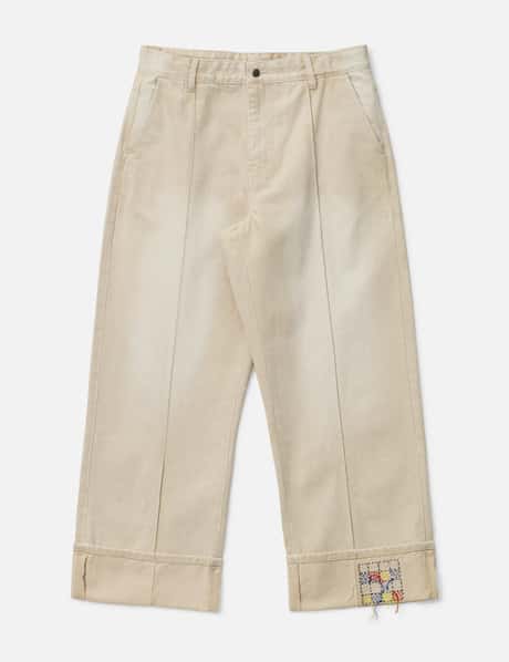 Glass Cypress Khaki High Waisted Denim