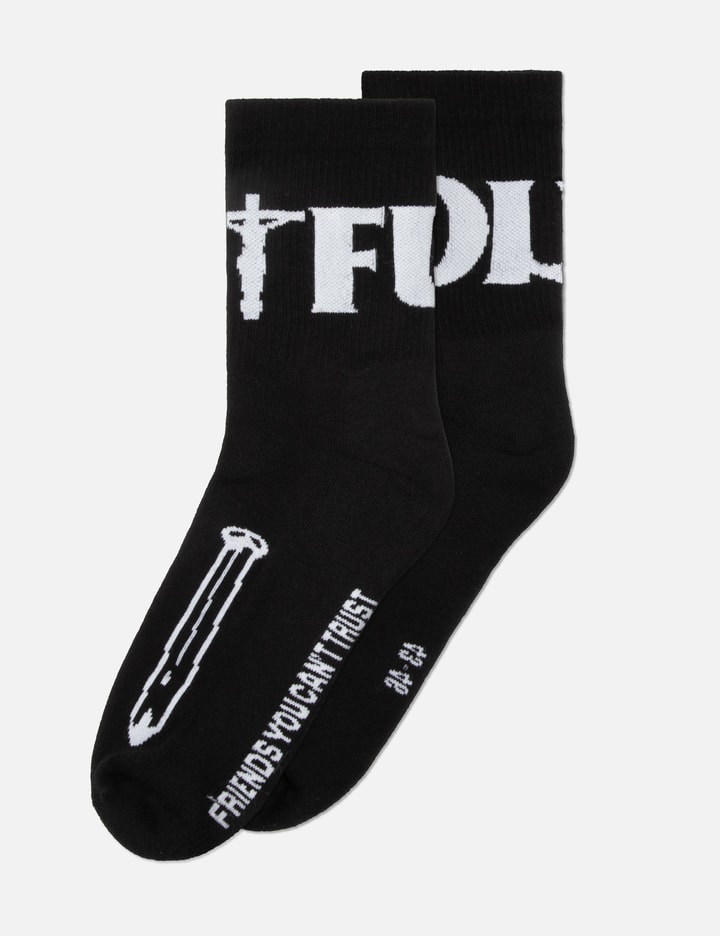 Fuct Crucifixion Socks In Black