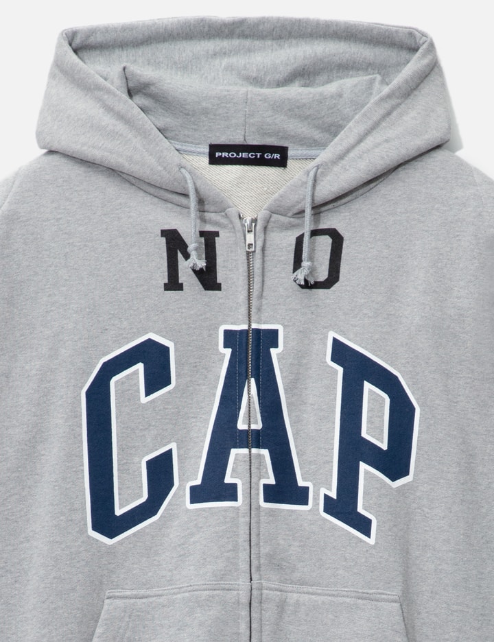 Boxy Sleeveless Zip Hoodie Placeholder Image