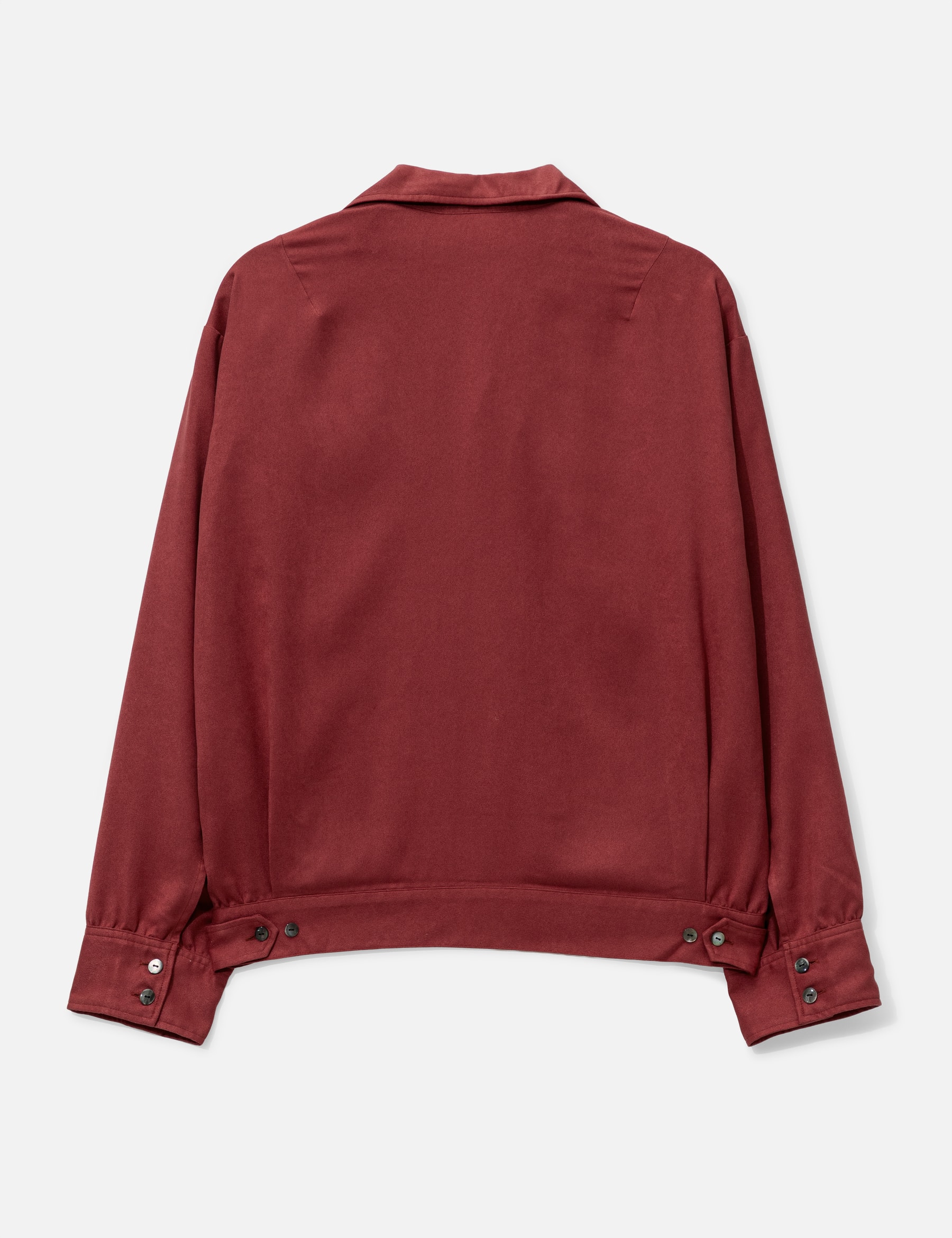 Vegan Suede Open Collar Shirt view 17
