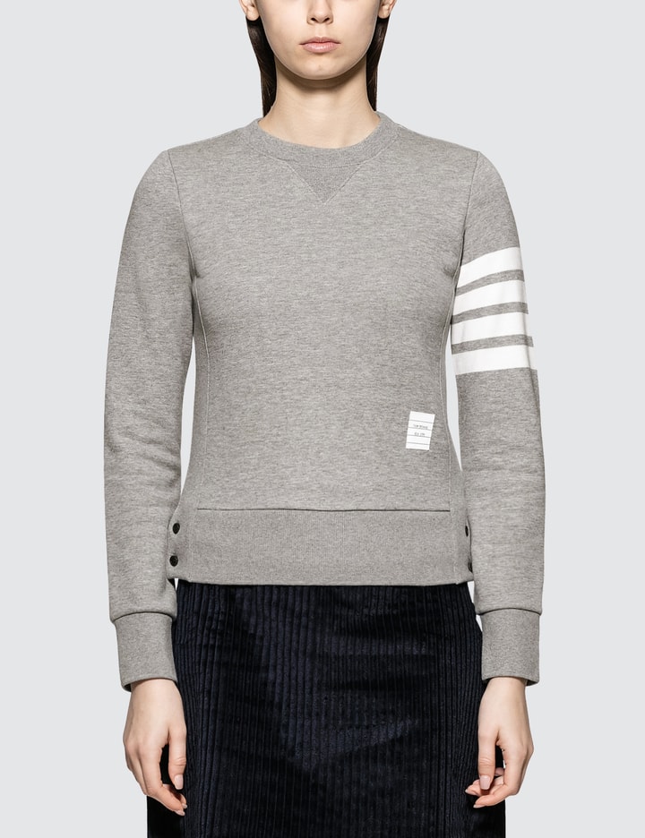 Classic Sweatshirt In Classic Loop Back W/ Engineered 4 Bar Placeholder Image