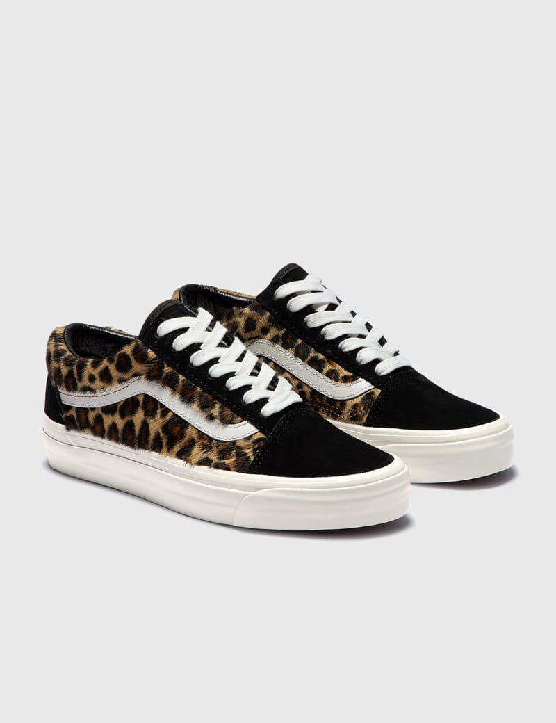 vans old skool leopard