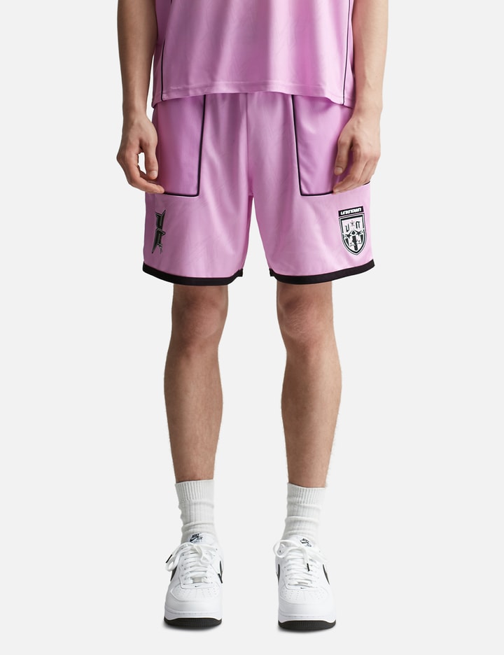 Pink Monogram Football Shorts Placeholder Image