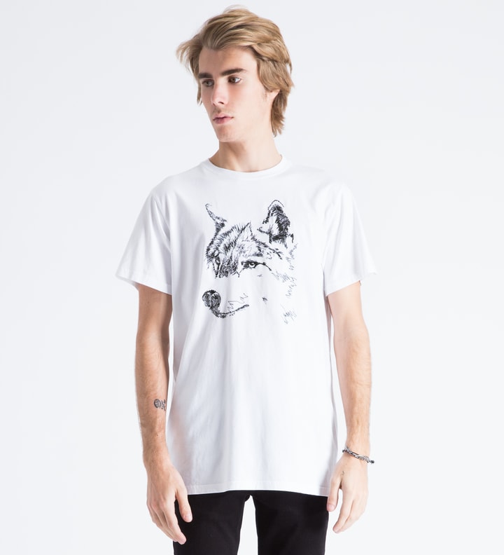 White Arctic Dog T-Shirt Placeholder Image