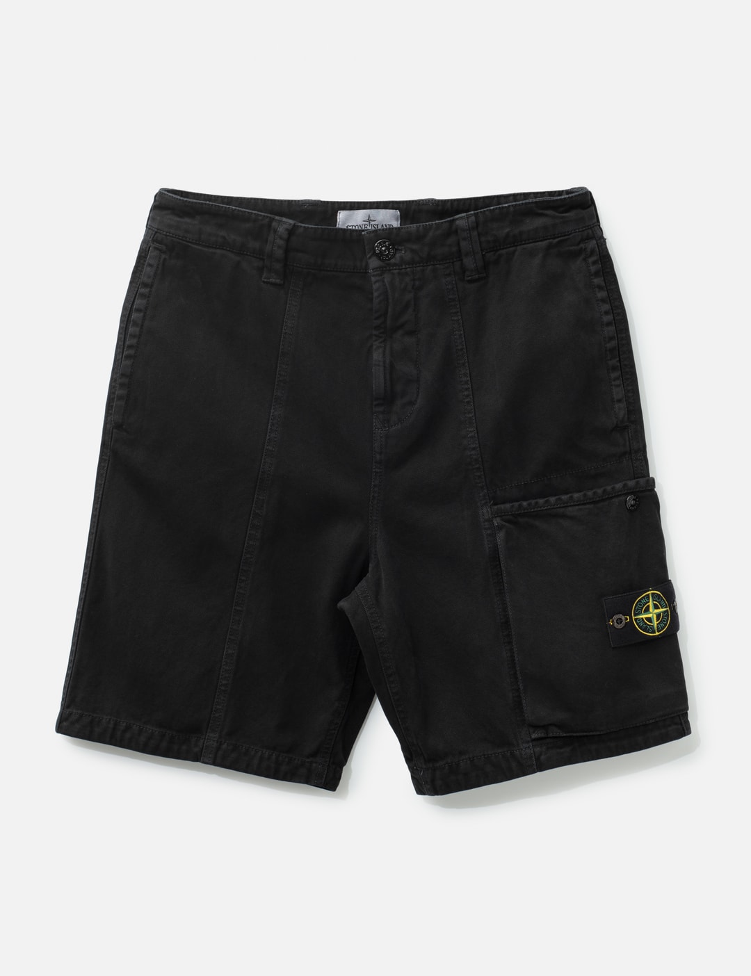 Organic Panama Cotton 'Old' Effect Comfort-Fit Cargo Trousers