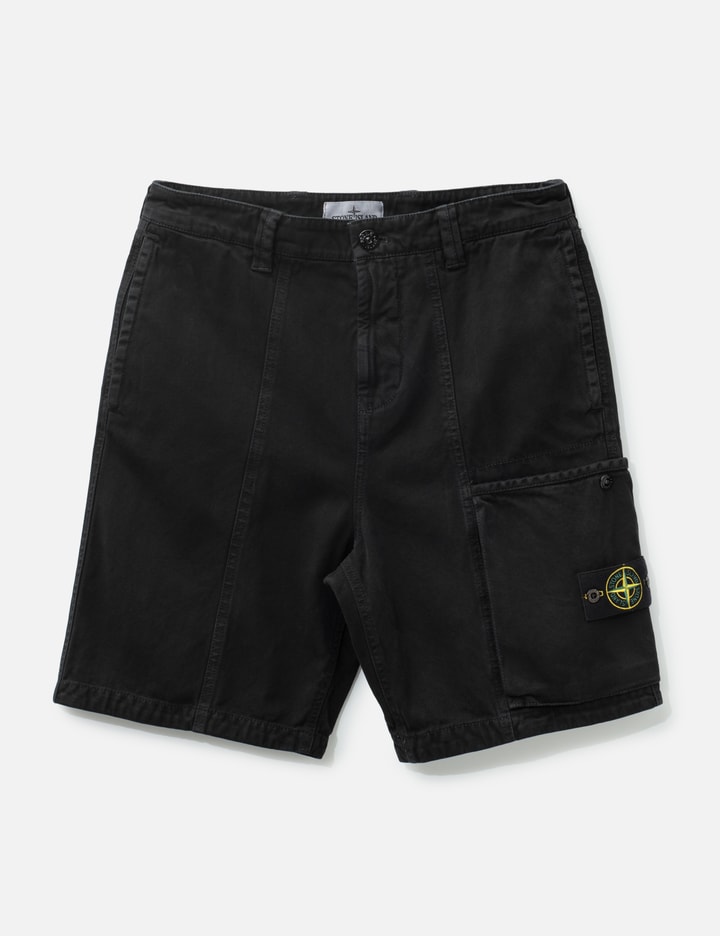 Organic Panama Cotton 'Old' Effect Comfort-Fit Cargo Trousers Placeholder Image