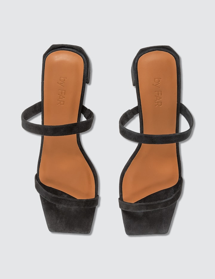 Tanya Black Suede Sandals Placeholder Image