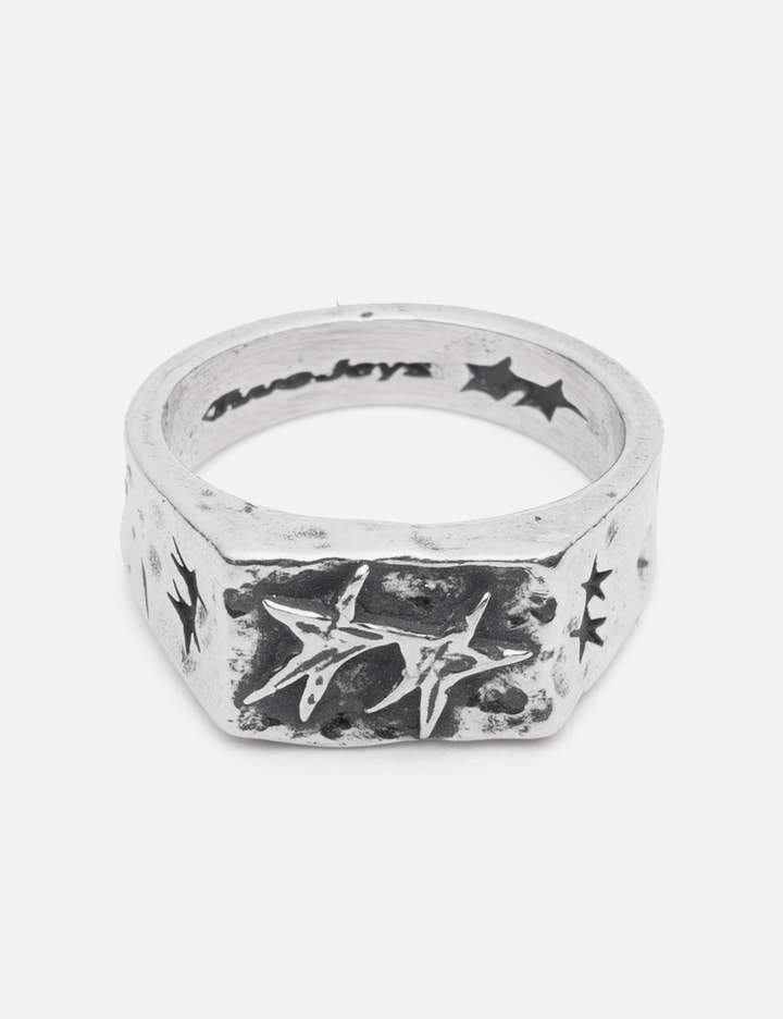 Twojeys Ignorant Icon Ring In Metallic