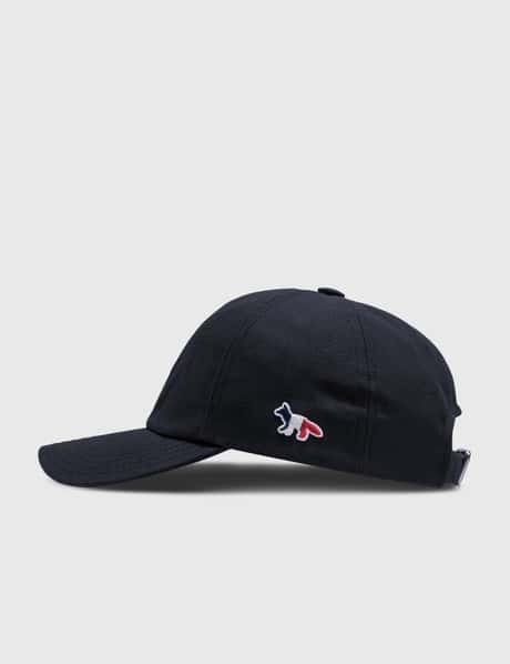 Maison Kitsuné - Tricolor Fox Patch Cap | HBX