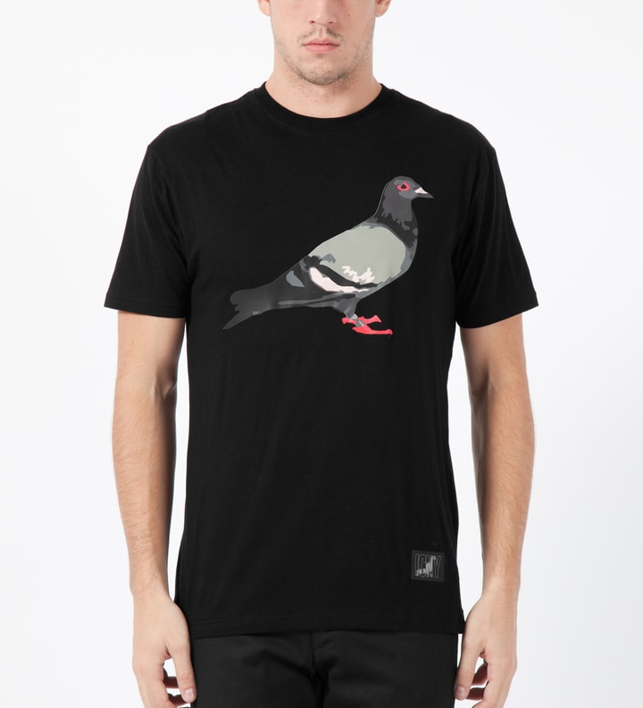 Staple x ICNY Black Design S/S Pigeon T-Shirt Placeholder Image