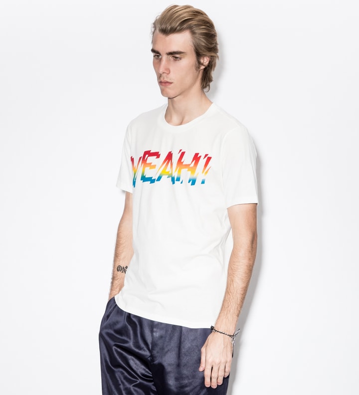 White Yeah! Print T-Shirt Placeholder Image