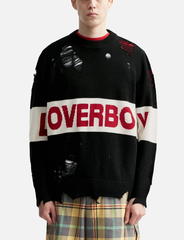 Distressed Loverboy Logo Jumper Placeholder Image