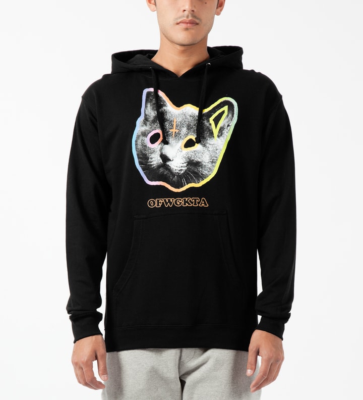 Black OFWGKTA Tron Cat Hoodie Placeholder Image