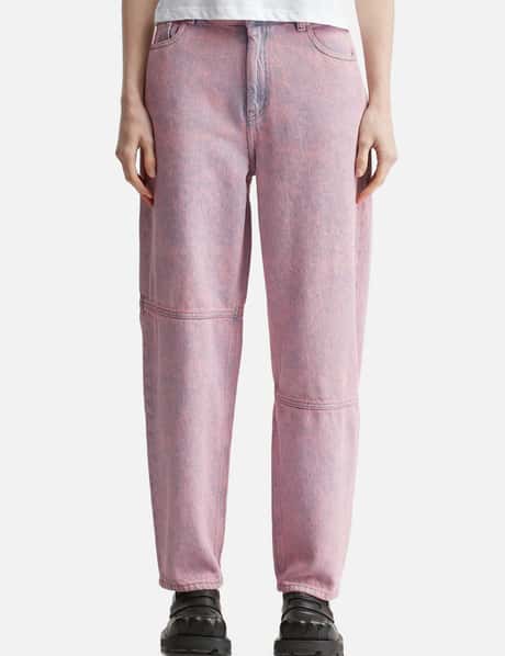 Pink Washed Stary Jeans view 10