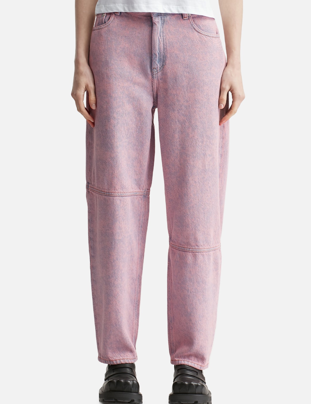 Pink Washed Stary Jeans view 18