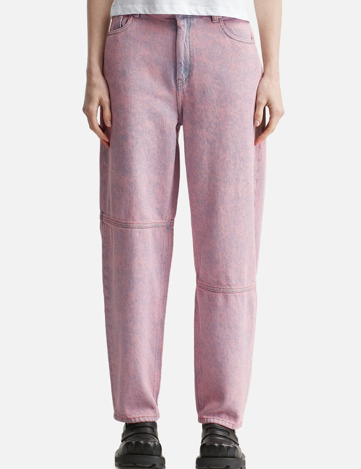 Ganni Pink Washed Stary Jeans